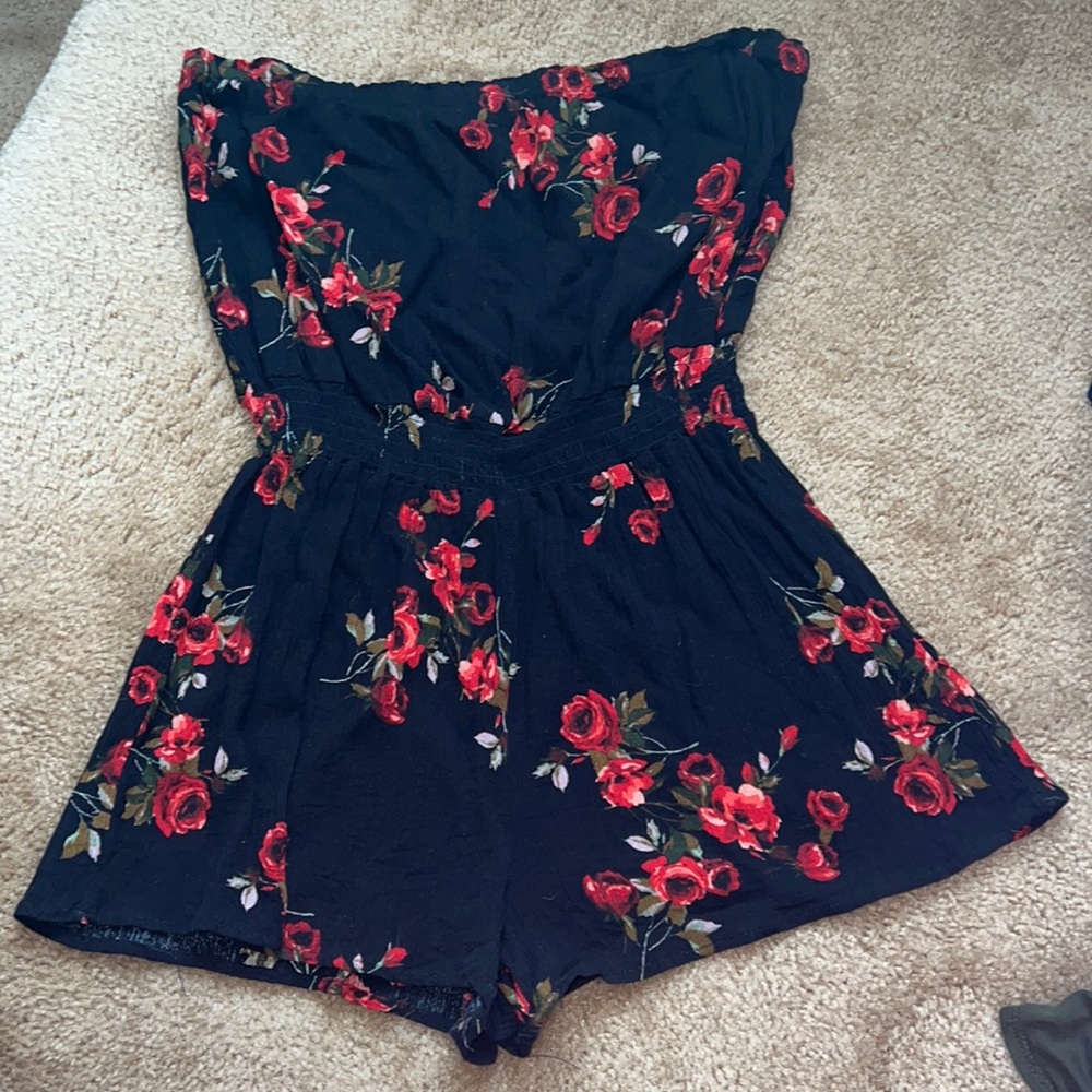 Strapless Romper